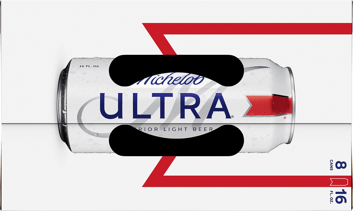 slide 7 of 9, Michelob Ultra 8 Pack Superior Light Beer 8 ea, 8 ct