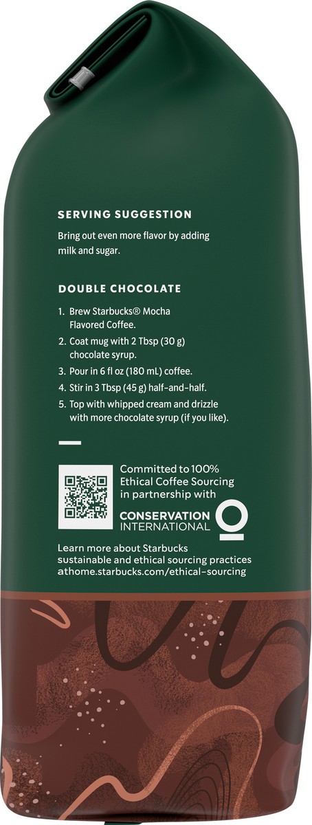 slide 6 of 10, Starbucks Ground Coffee, Mocha Flavored Coffee, Naturally Flavored, 100% Arabica, 1 bag (11 oz), 11 oz