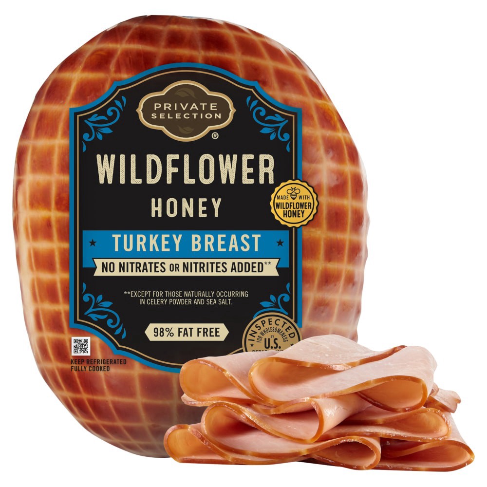 slide 3 of 3, Private Selection Wildflower Honey Turkey Breast, per lb