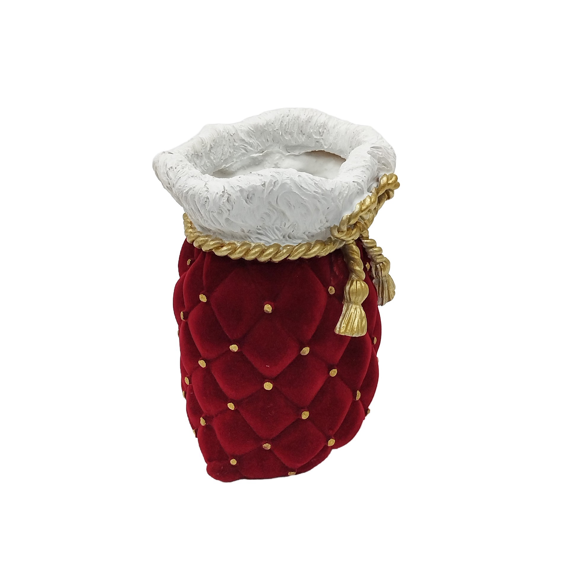 slide 2 of 3, 7" Red & White Santa Bag Tabletop Decor By Ashland, 7 in