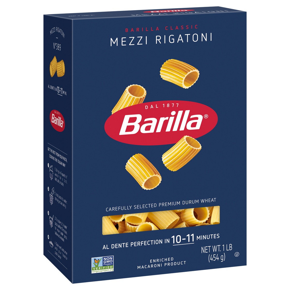 slide 8 of 14, Barilla Mezzi Rigatoni 1 lb, 16 oz