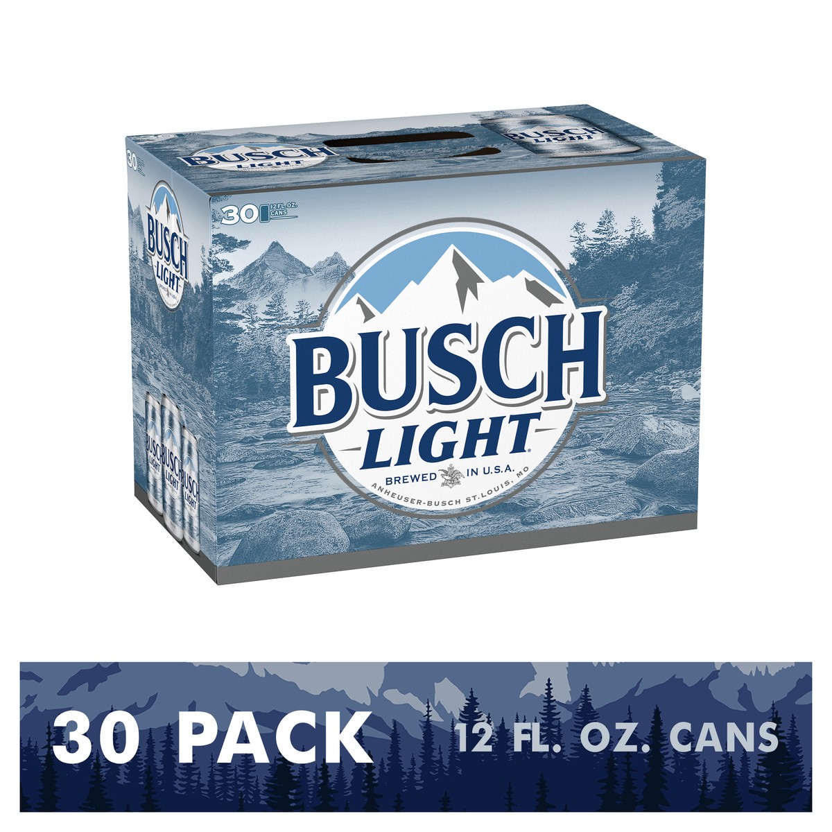 slide 1 of 96, Busch Beer, 30 ct; 12 fl oz