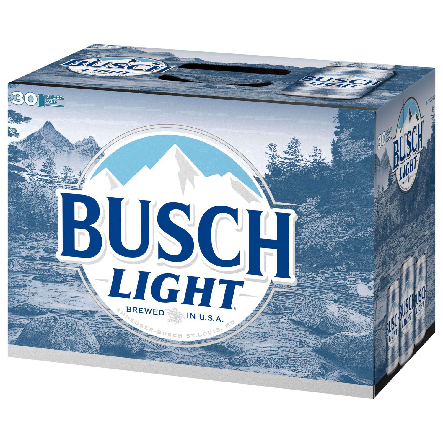 slide 35 of 96, Busch Beer, 30 Pack 12 fl. oz. Cans, 4.1% ABV, 30 ct; 12 fl oz
