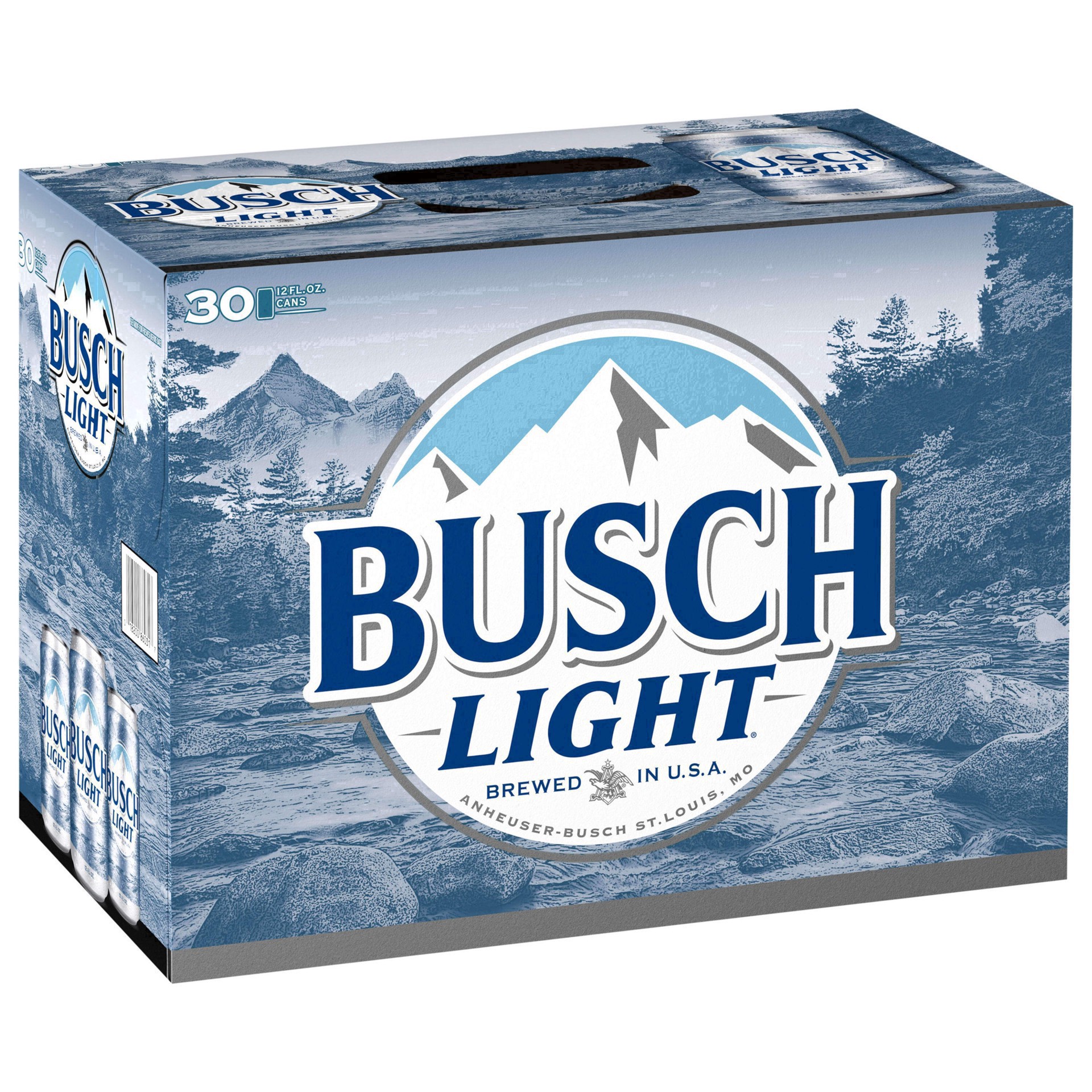 slide 7 of 96, Busch Beer, 30 Pack 12 fl. oz. Cans, 4.1% ABV, 30 ct; 12 fl oz