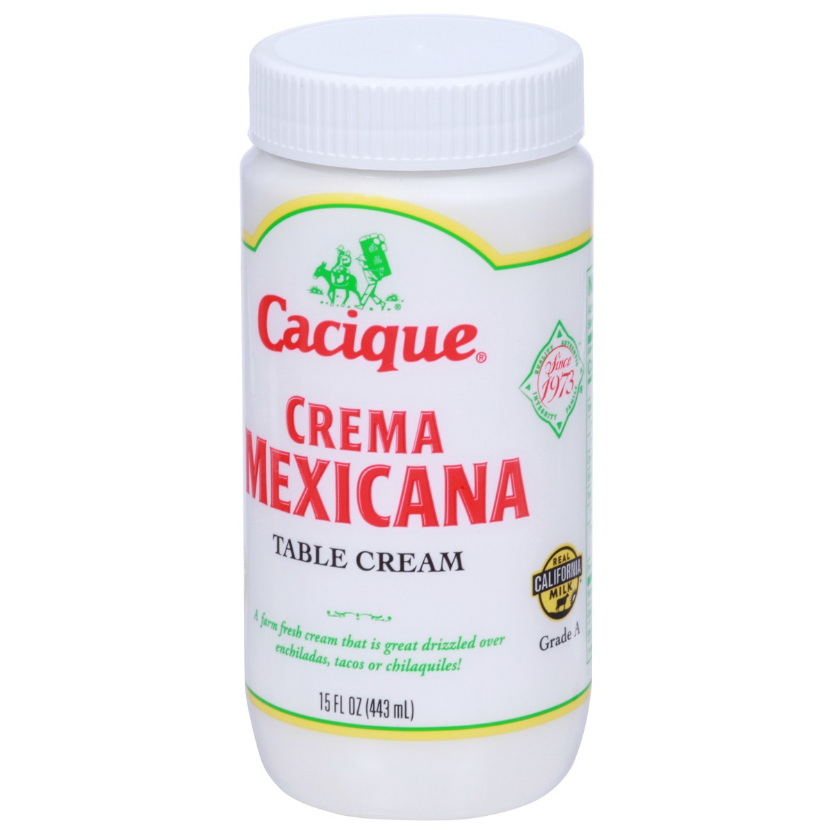 slide 3 of 9, Cacique Crema Mexicana Table Cream 15 fl oz, 15 oz