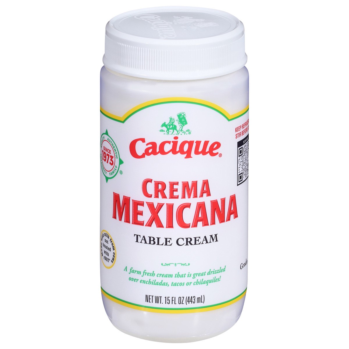 slide 1 of 9, Cacique Crema Mexicana Table Cream 15 oz, 15 oz