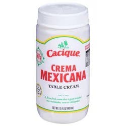 Cacique Crema Mexicana Table Cream 15 oz