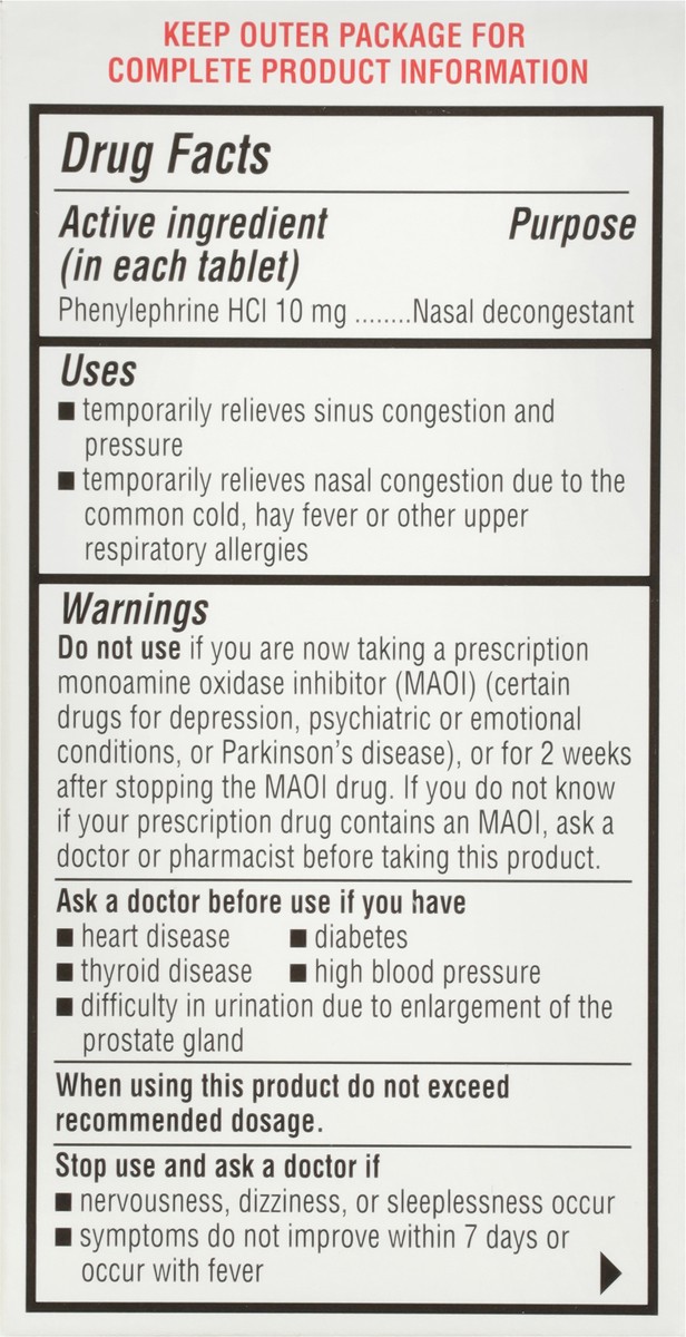 slide 7 of 9, Topcare Decongestant Max Strength, 150 ct