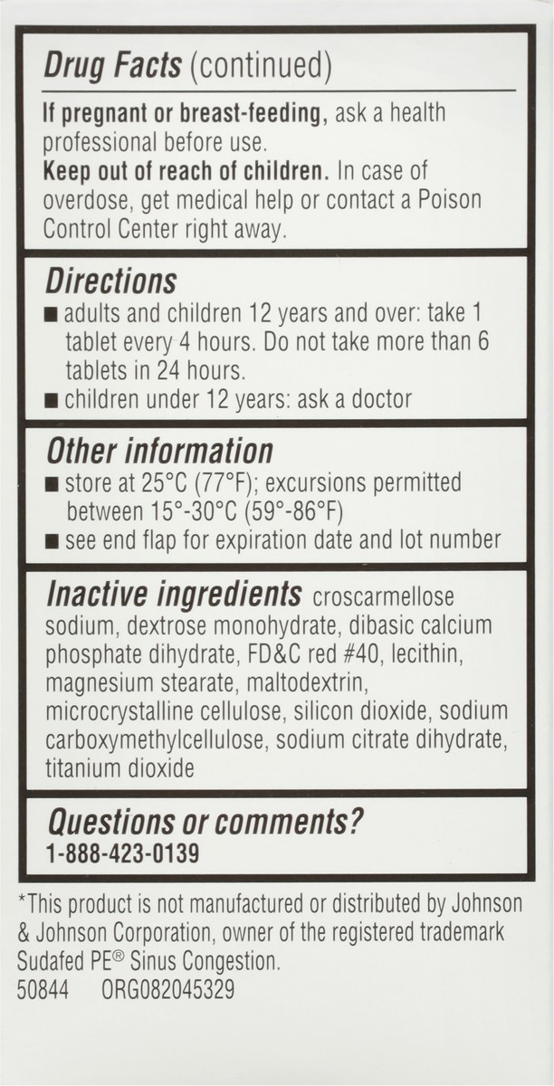 slide 4 of 9, Topcare Decongestant Max Strength, 150 ct