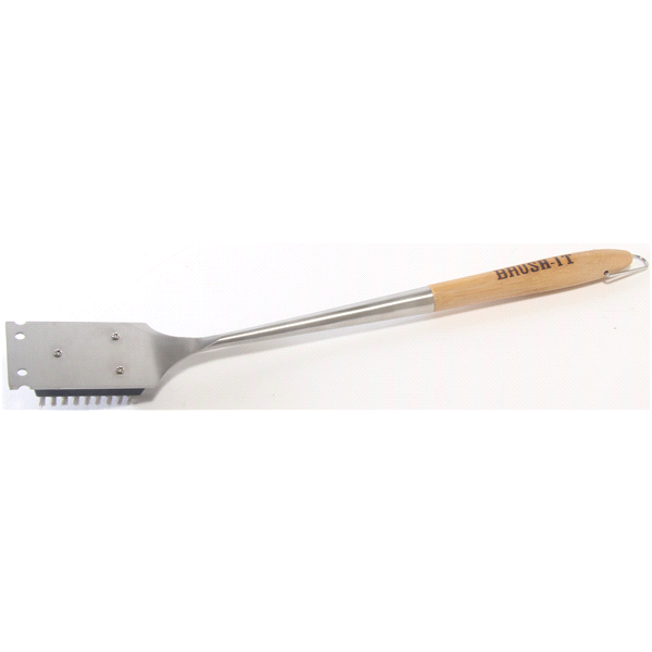 slide 1 of 1, Grand Gourmet ''Brush-It'' Grill Brush, 1 ct