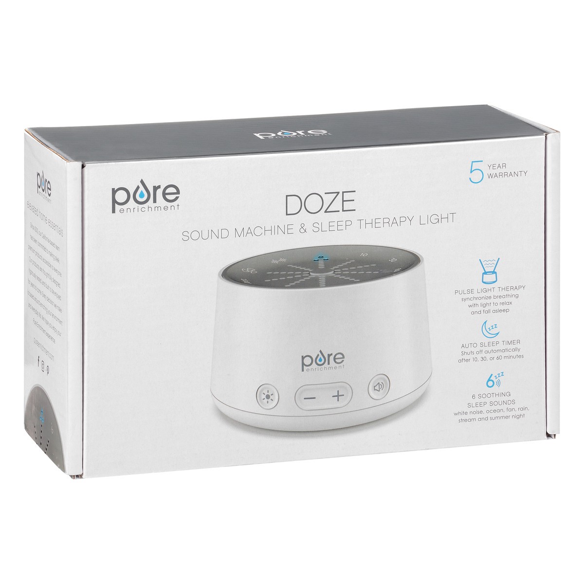 slide 8 of 9, Pure Enrichment Doze Sound Machine & Sleep Therapy Light 1 ea, 1 ct