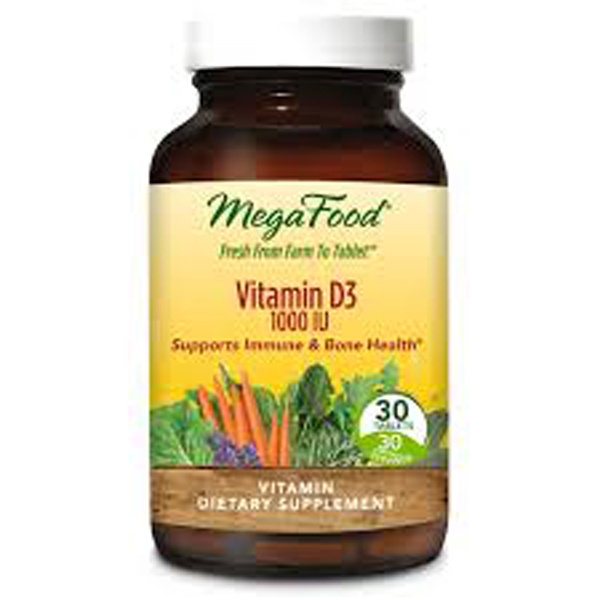 slide 1 of 1, MegaFood Vitamin D3, 30 ct