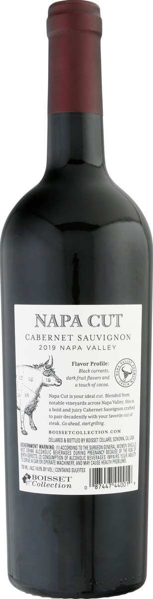 slide 7 of 9, Napa Cut Cabernet Sauvignon, Napa Valley, 750 ml