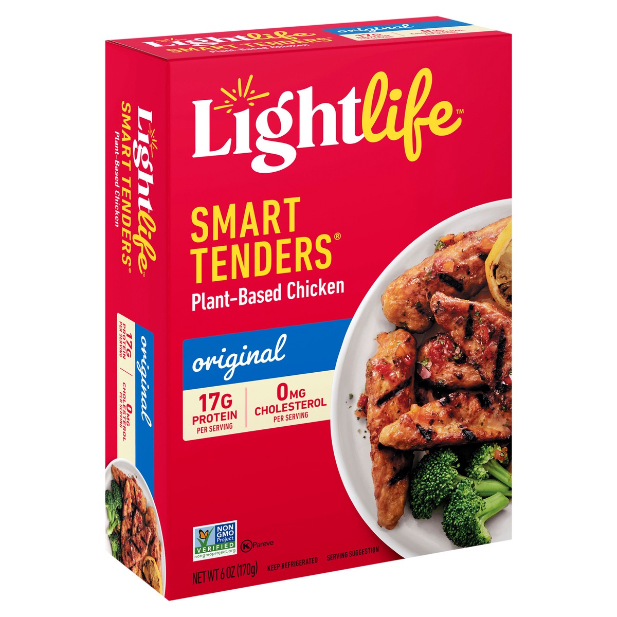 slide 5 of 9, Lightlife Chicken, 170 g