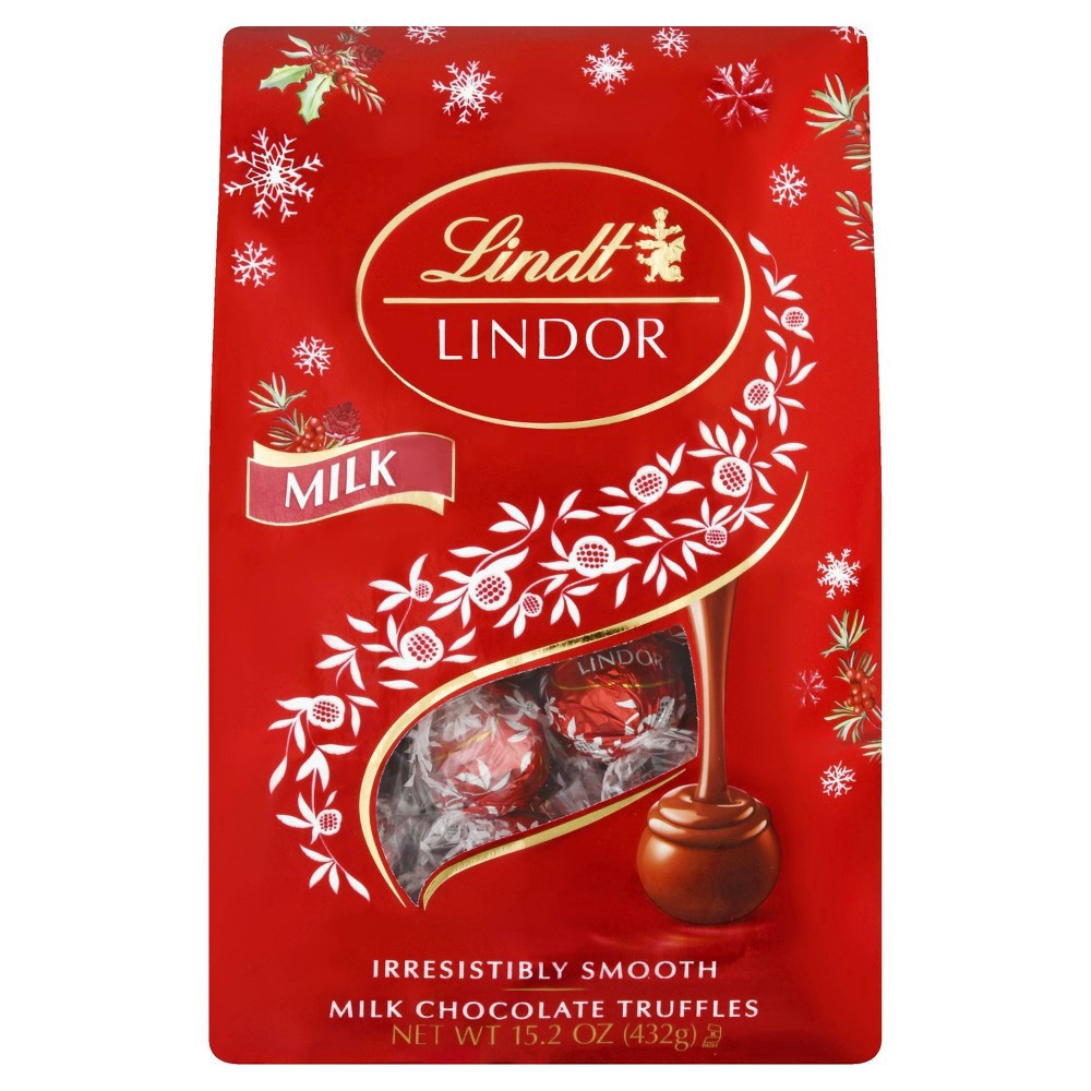 slide 5 of 12, Lindt Lindor Milk Chocolate Truffles 15.2 oz, 15.2 oz