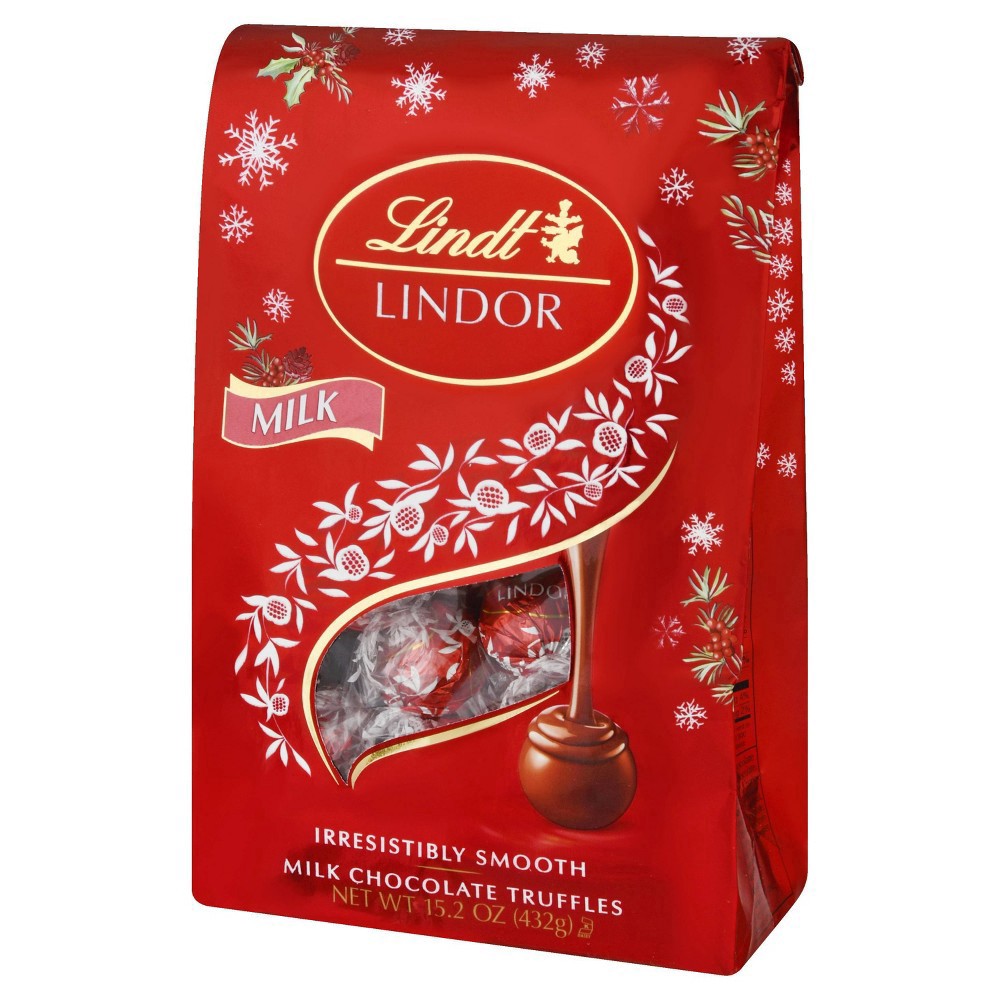 slide 9 of 12, Lindt Lindor Milk Chocolate Truffles 15.2 oz, 15.2 oz