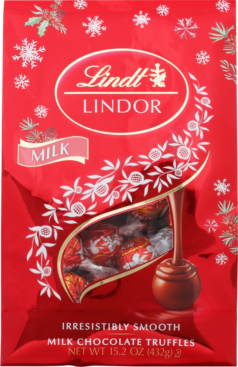 slide 1 of 12, Lindt Lindor Milk Chocolate Truffles 15.2 oz, 15.2 oz