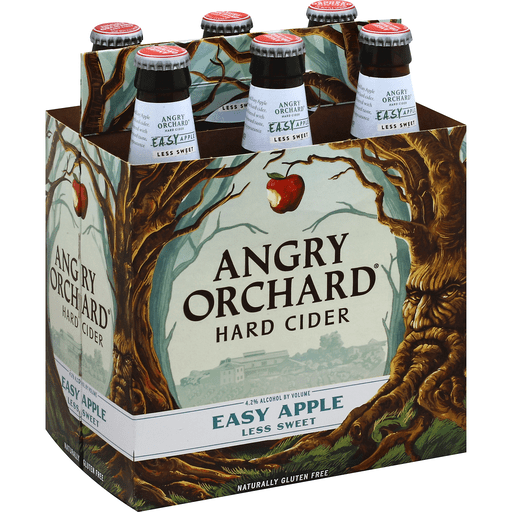 slide 4 of 5, Angry Orchard Easy Apple, 6 ct; 12 fl oz