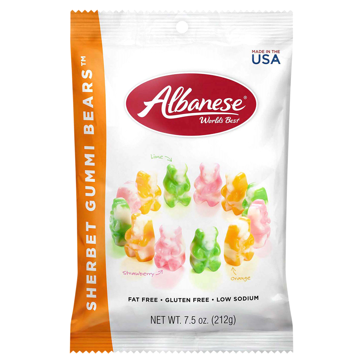 slide 1 of 1, Albanese Gummi Bears 7.5 oz, 7.5 oz