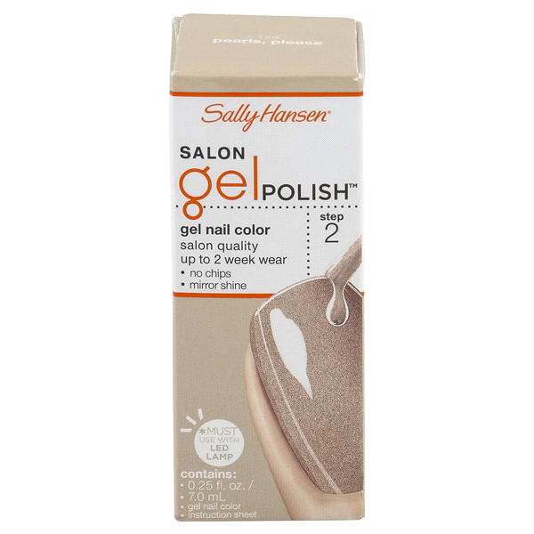 slide 1 of 6, Sally Hansen Salon Gel Polish - 125 Pearls, Please, 1 ct