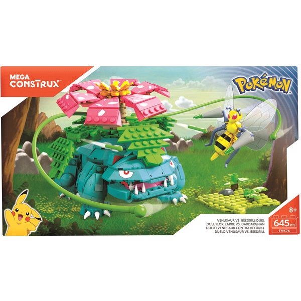 slide 1 of 1, Mega Construx Pokemon Venesaur vs. Beedrill Duel, 1 ct