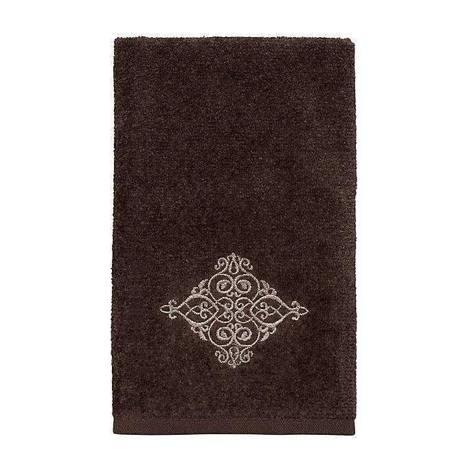 slide 1 of 1, Avanti York II Fingertip Towel - Mocha, 1 ct