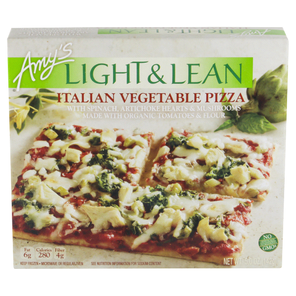 slide 1 of 1, Amy's Lghtlean Pizza Vegetable Italian, 5 oz