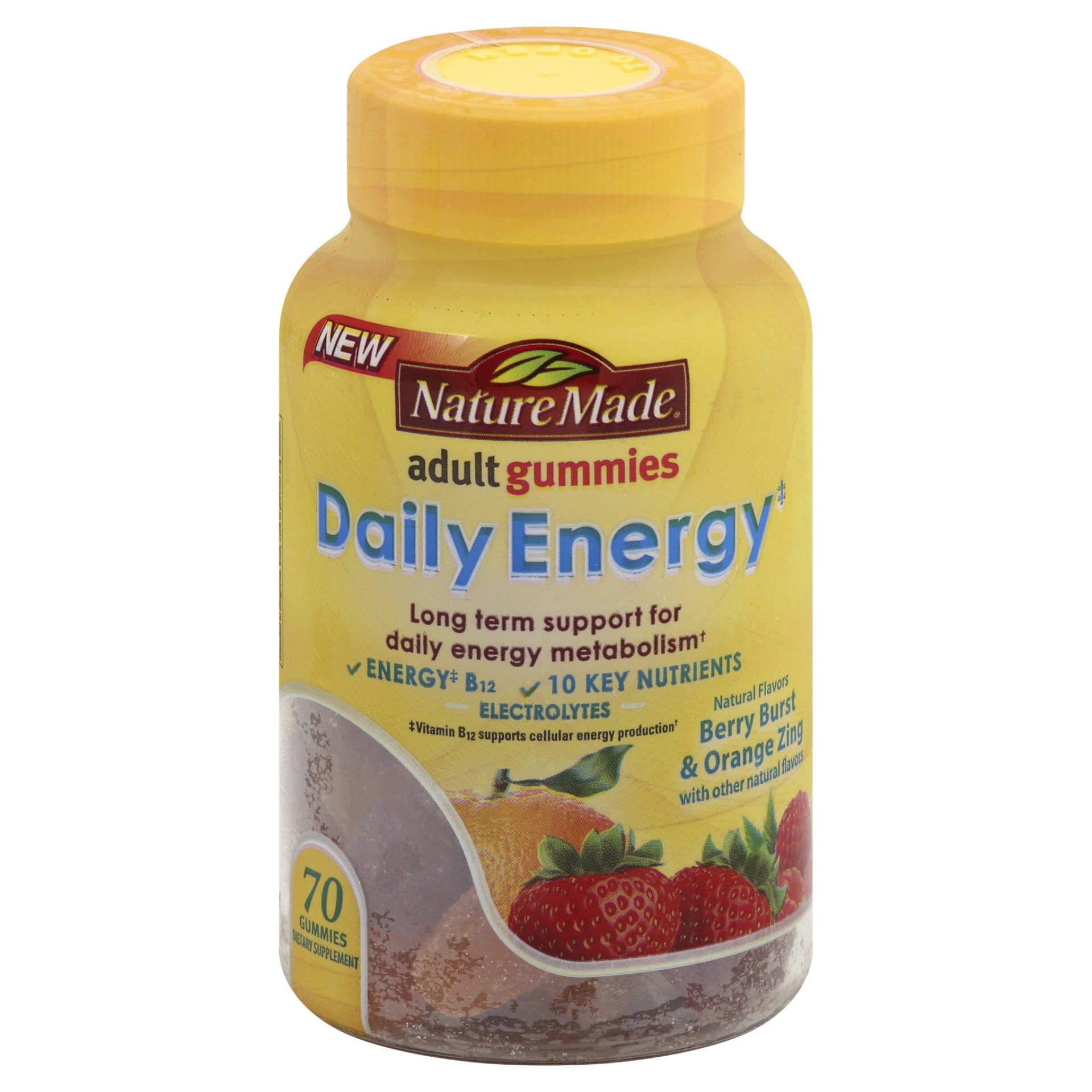 slide 1 of 1, Nature Made Daily Energy Support Mineral Supplement Gummies, 70 ct