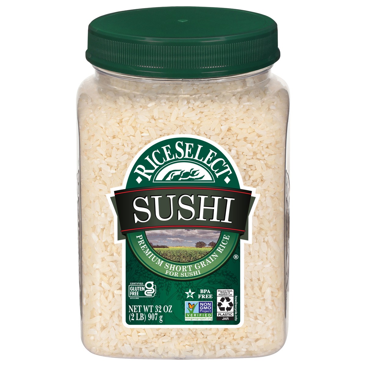 slide 1 of 10, RiceSelect Rice Select Non-gmo Sushi Rice, 32 oz