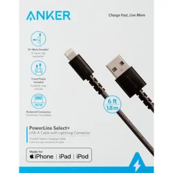 CVS Anker Powerline Select+ Usb Cable With Lightning Connector