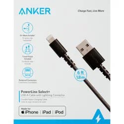 CVS Anker Powerline Select+ Usb Cable With Lightning Connector