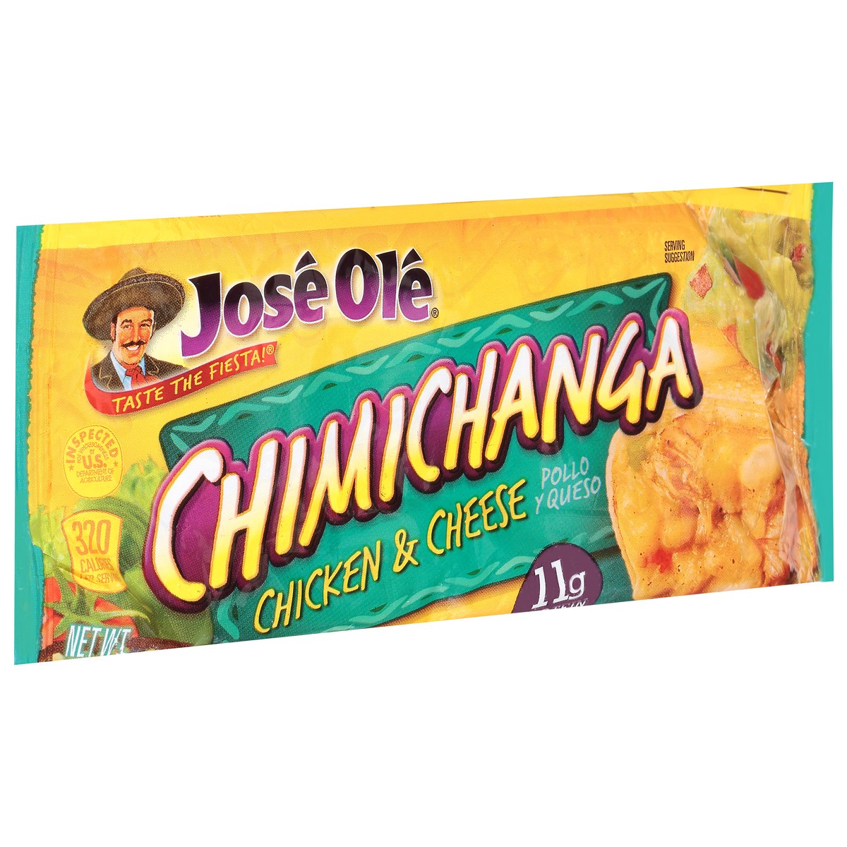 slide 2 of 14, José Olé Chicken & Cheese Chimichanga, 5 oz