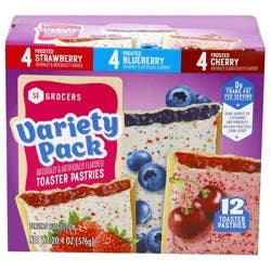 Se Grocers Frosted Variety Pack Toaster Pastries 12 Ct