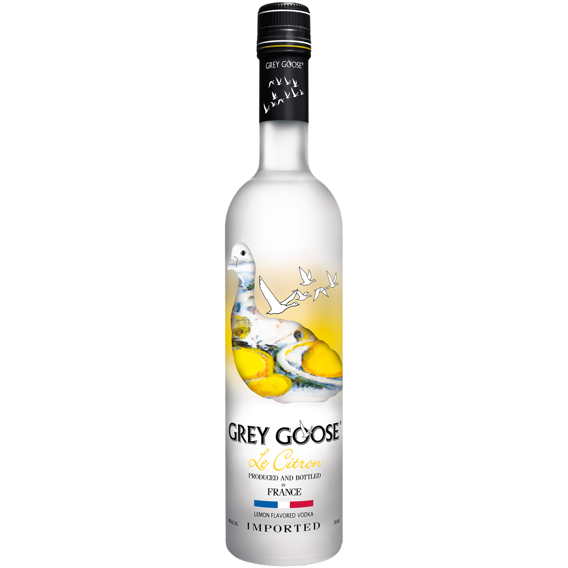 slide 1 of 5, Grey Goose Le Citron Flavored Vodka 40% 20Cl/200Ml, 200 ml