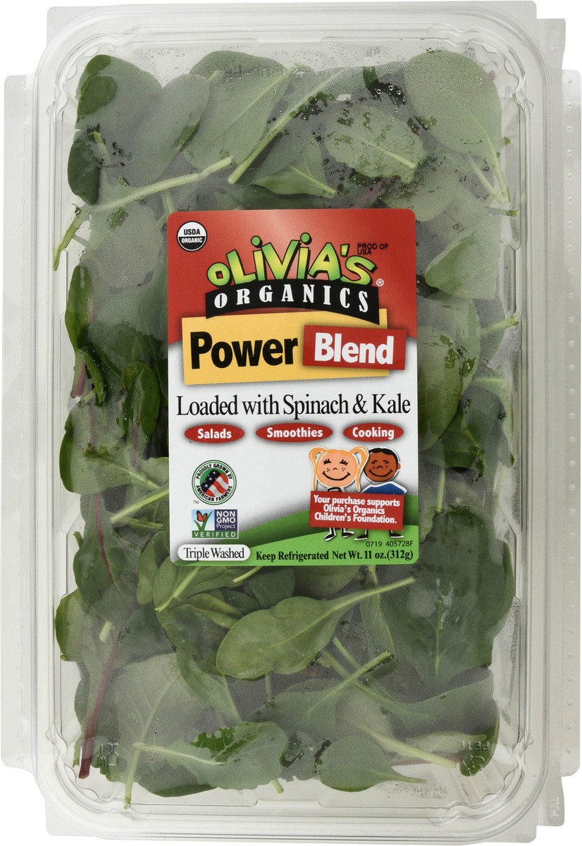 slide 12 of 14, Olivia's Organics 8/11oz Power Blend, 11 oz