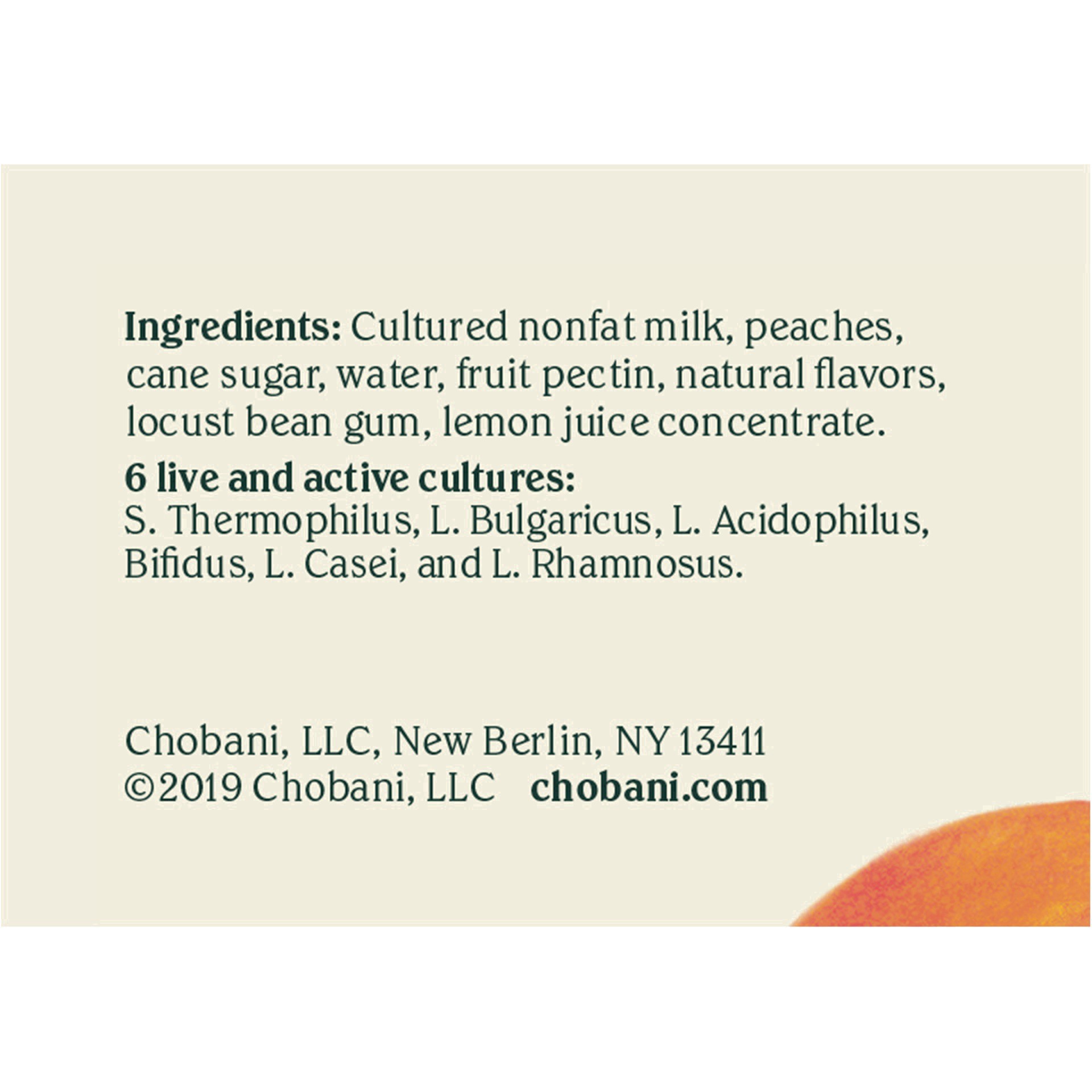 slide 19 of 40, Chobani Peach on the Bottom Nonfat Greek Yogurt - 4ct/5.3oz Cups, 4 ct; 5.3 oz