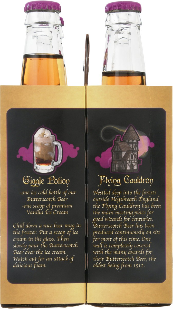 slide 7 of 11, Flying Cauldron Butterscotch Beer Cream Cream Soda 4 Bottles, 4 ct; 12 oz