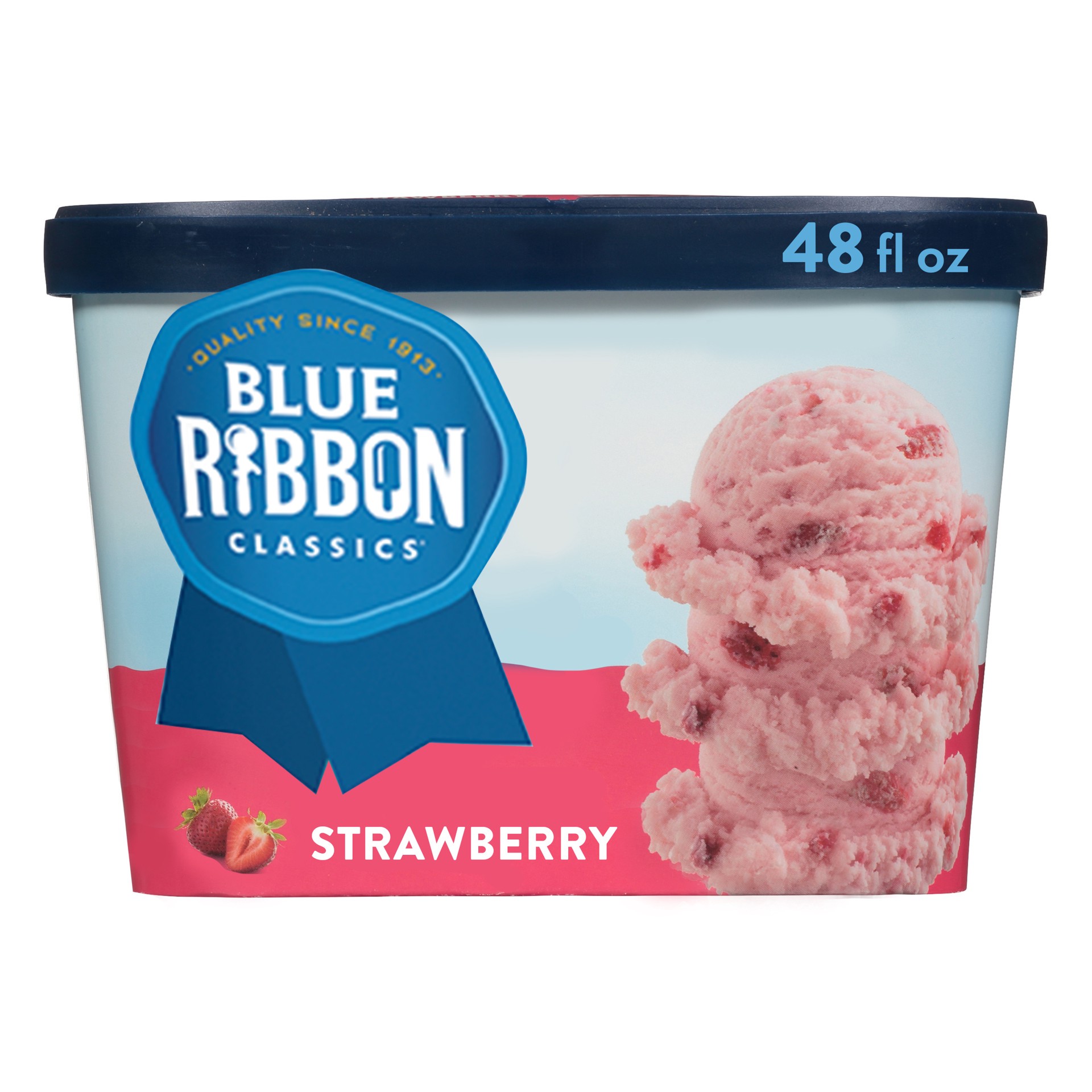 slide 1 of 11, Blue Ribbon Classics Strawberry Frozen Dessert, 48 fl oz, 48 fl oz