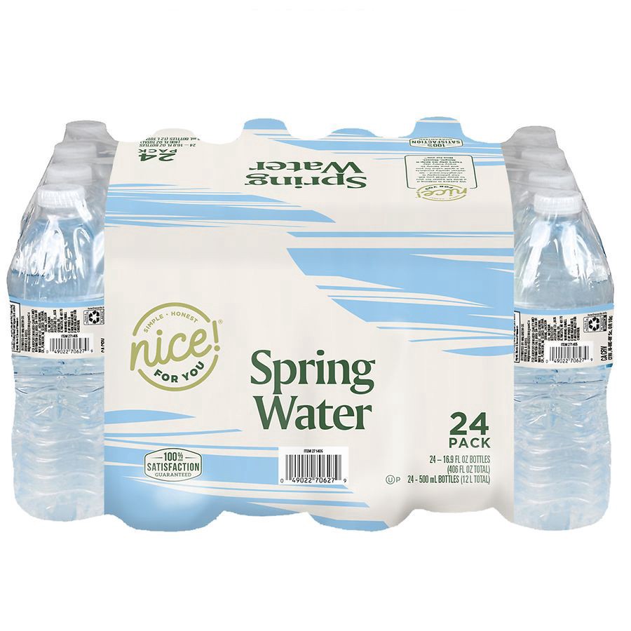 slide 4 of 5, Nice! Spring Water - 24 ct; 16.9 oz, 24 ct; 16.9 oz