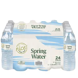 Nice! Spring Water - 24 ct; 16.9 oz