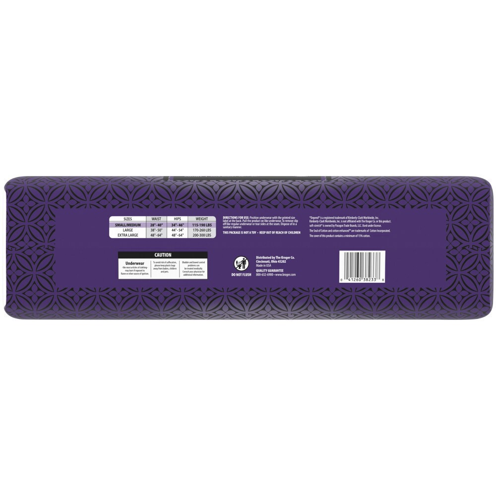 slide 3 of 4, Kroger Maximum Absorbency Underwear For Women S/M, 36 ct