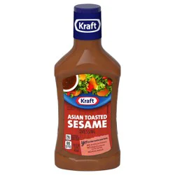 Kraft Asian Toasted Sesame Dressing, 16 fl oz Bottle