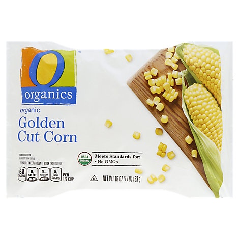 slide 1 of 1, O Organics Organic Corn Golden Cut, 16 oz