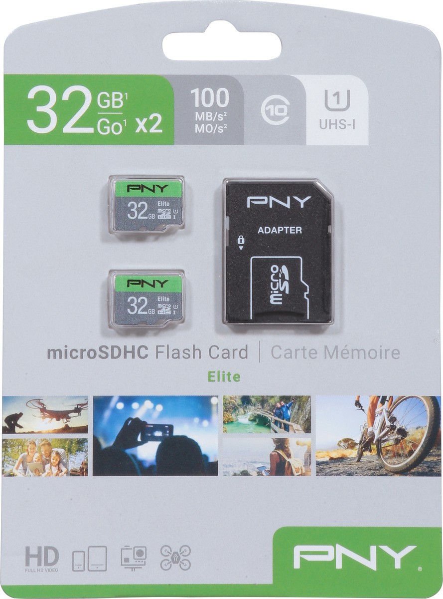 slide 6 of 12, PNY 32 GB microSDHC Flash Card 1 ea, 1 ct