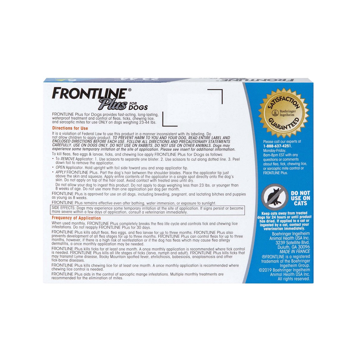 slide 5 of 5, Frontline Plus Flea and Tick Treatment for Medium Dogs, 6 ct