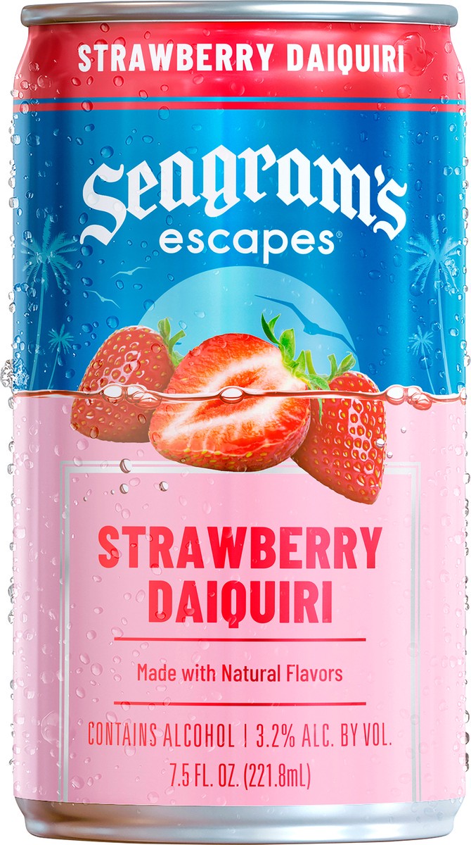 slide 3 of 3, Seagram's Escapes Strawberry Daiquiri, 7.5 oz