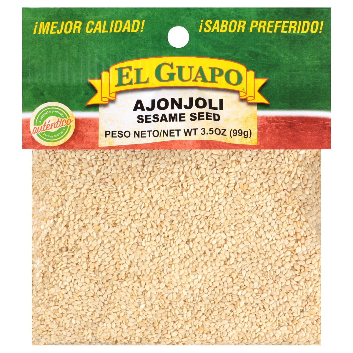 slide 1 of 9, El Guapo Whole Sesame Seed (Ajonjolí Entero), 3.5 oz, 3.5 oz