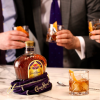 slide 6 of 9, Crown Royal Fine De Luxe Blended Canadian Whisky, 1.75 L Bottle with Two Signature Rocks Glasses, 1.75 liter