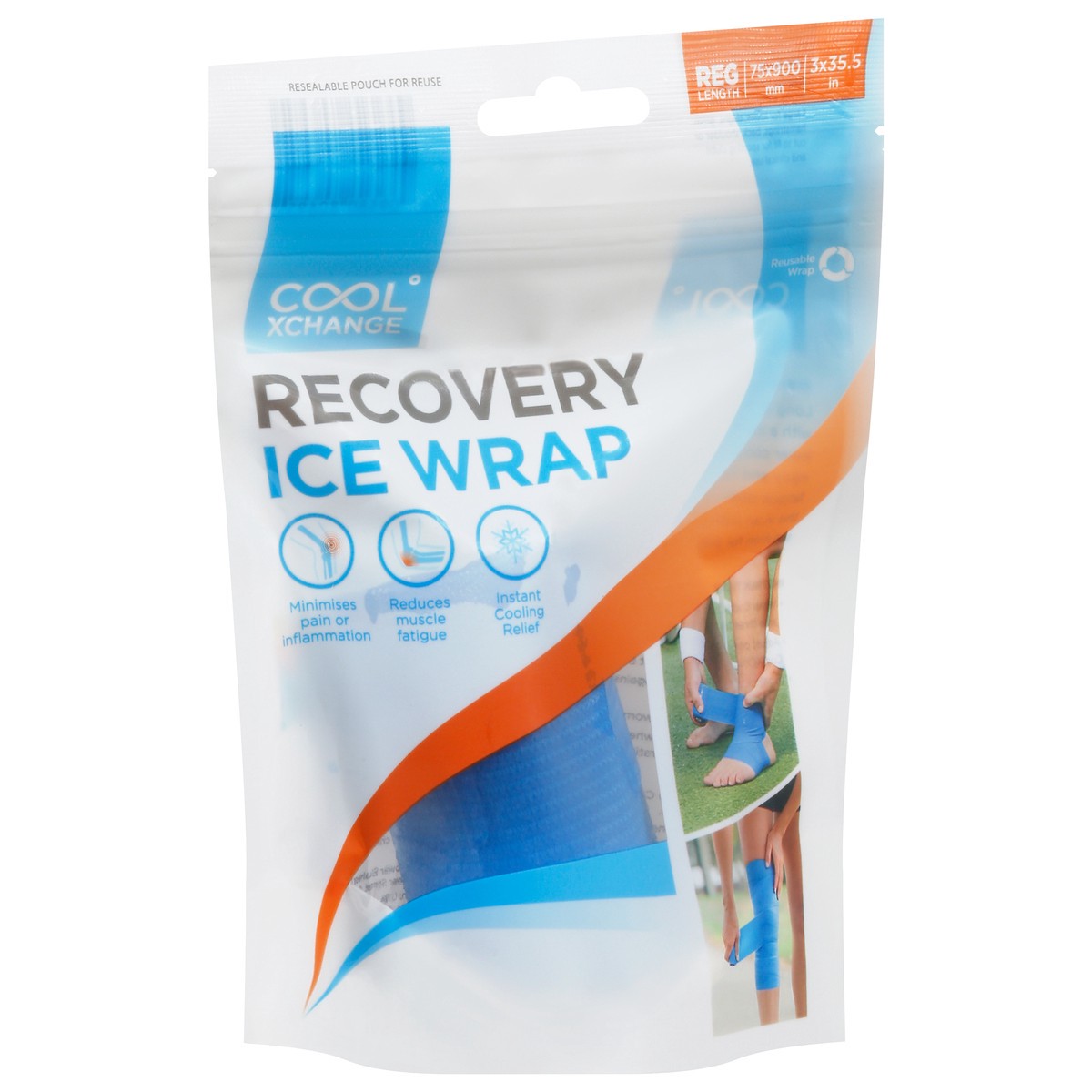 slide 2 of 11, CoolXChange Regular Recovery Ice Wrap 1 ea, 1 ct