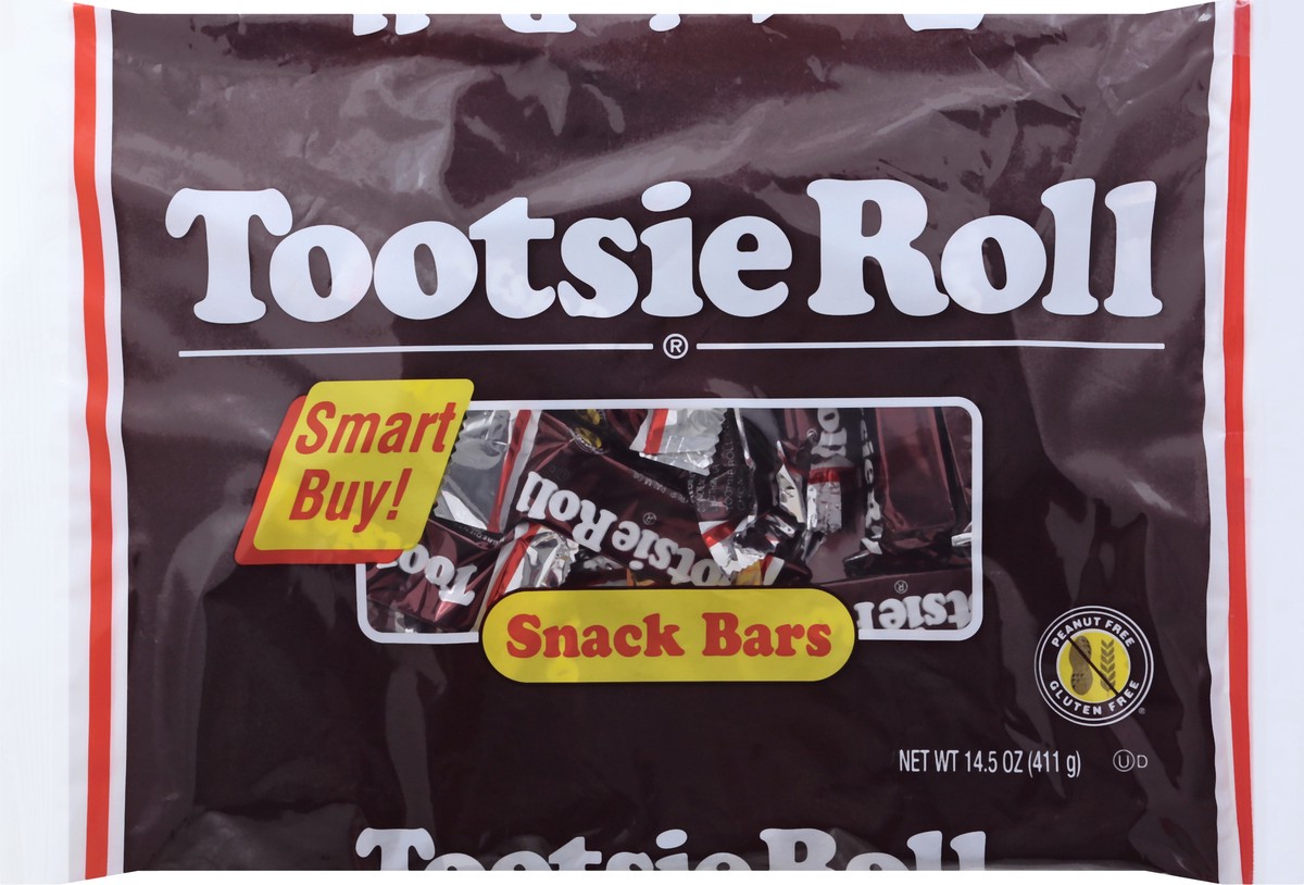 slide 1 of 9, Tootsie Roll Snack Size Halloween Candy, 14.5 oz